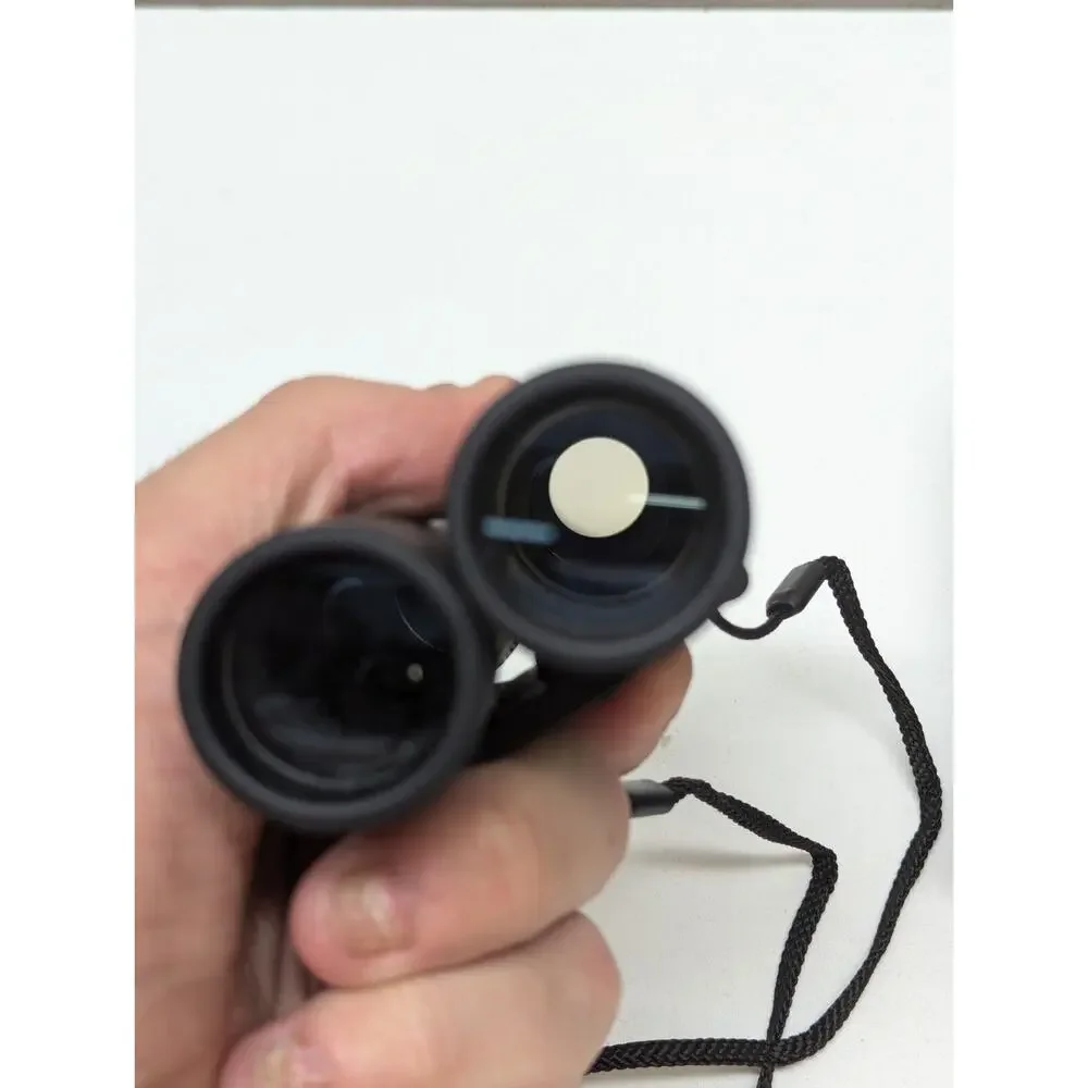 Johnson & Murphy 10 x 25 288ft/ 1000 YDS. Black Compact Folding Binoculars +Case